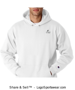 Champion Adult Powerblend Hooded Sweatshirt Design Zoom